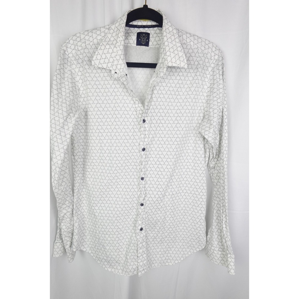 Rare Rabbit Men's Casual Long Sleeve Dress Shirt Button Down Size Small Triangle